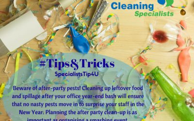 Office cleaning tips for your year-end function