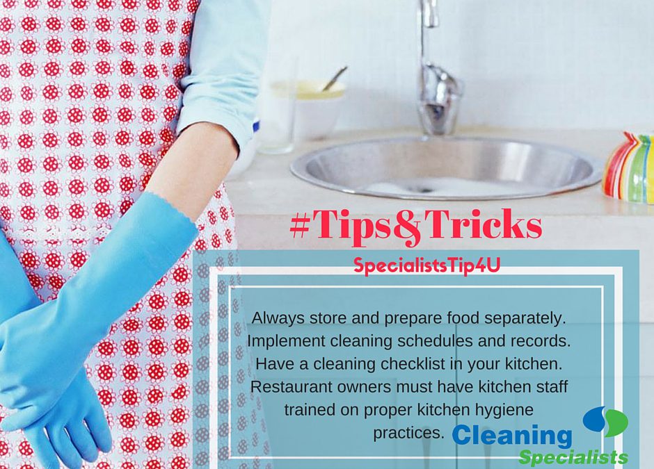Kitchen hygiene 101: keep calm and keep the kitchen clean